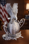 Eagle, Globe & Anchor Tribute Sculpture – Military Honor Display